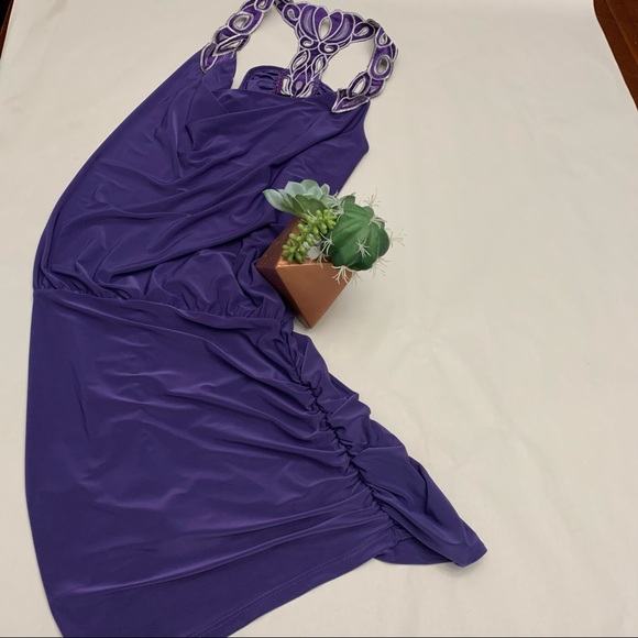 Silky Bodycon Midi Dress Date Night or short Blouse Top S/M Super Soft Comfy - Picture 8 of 16